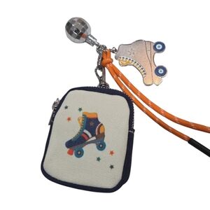 💙🔹️AERO 🔹️Roller Skate Themed Keychain COIN Pouch OR KEYCHAIN